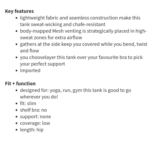 🍋Like New Lululemon In the Flow Tank - Picture 9 of 9